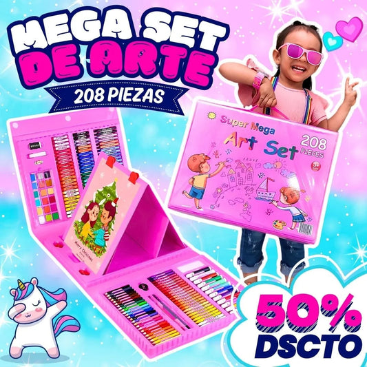 Set Kit De Arte Maleta X208 Piezas